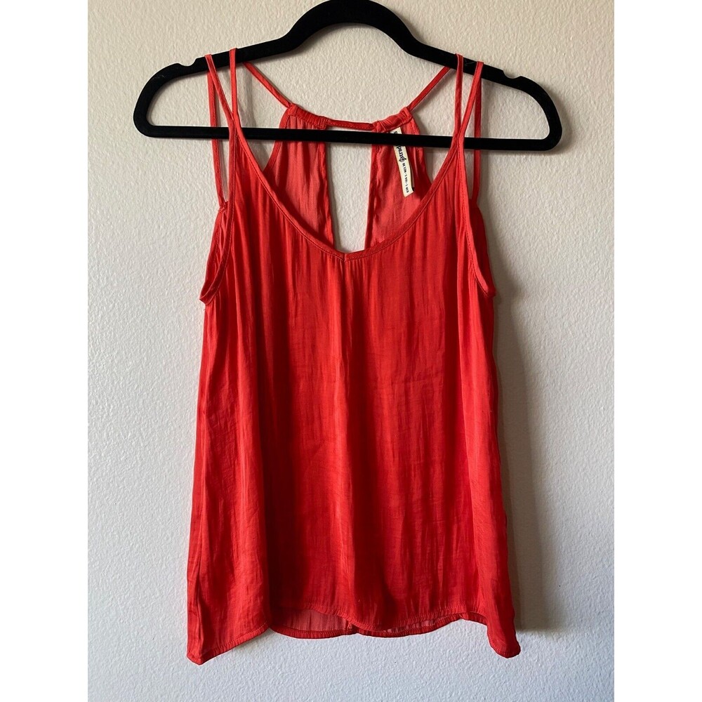 Stradivarius Salmon Strappy Tank - SIZE S -
